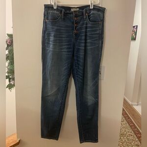Madewell button-fly skinny jeans women size 31